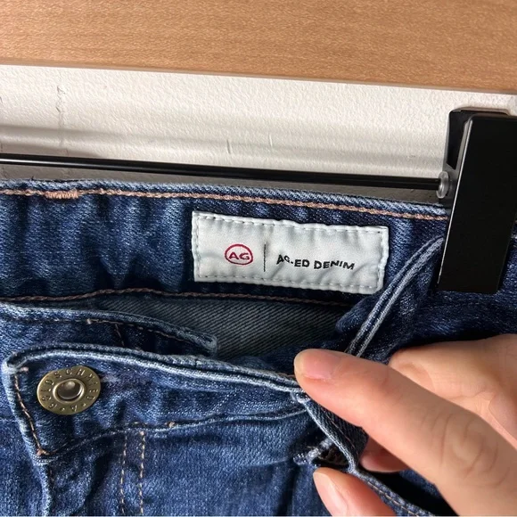 AG Adriano Goldschmied Ex-Boyfriend Slouchy Slim Jeans Blue Size 30 Faded - Picture 5 of 11